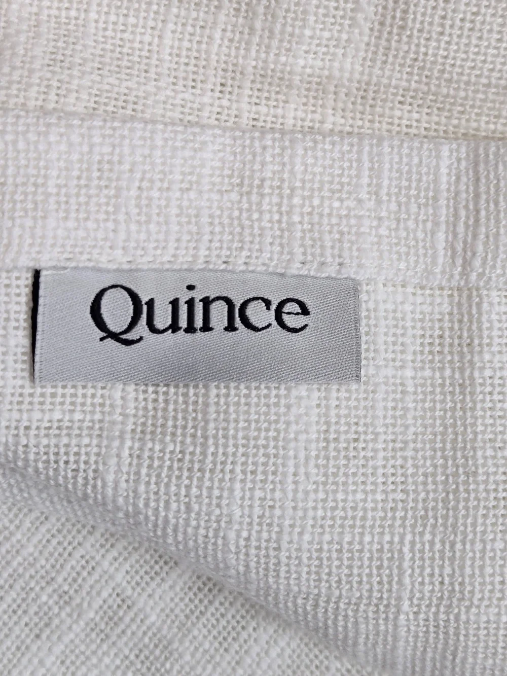 NWT QUINCE Set Of 2 48x96 Cotton Sheer Curtains White 9754